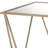 Square End Table With Metal Base