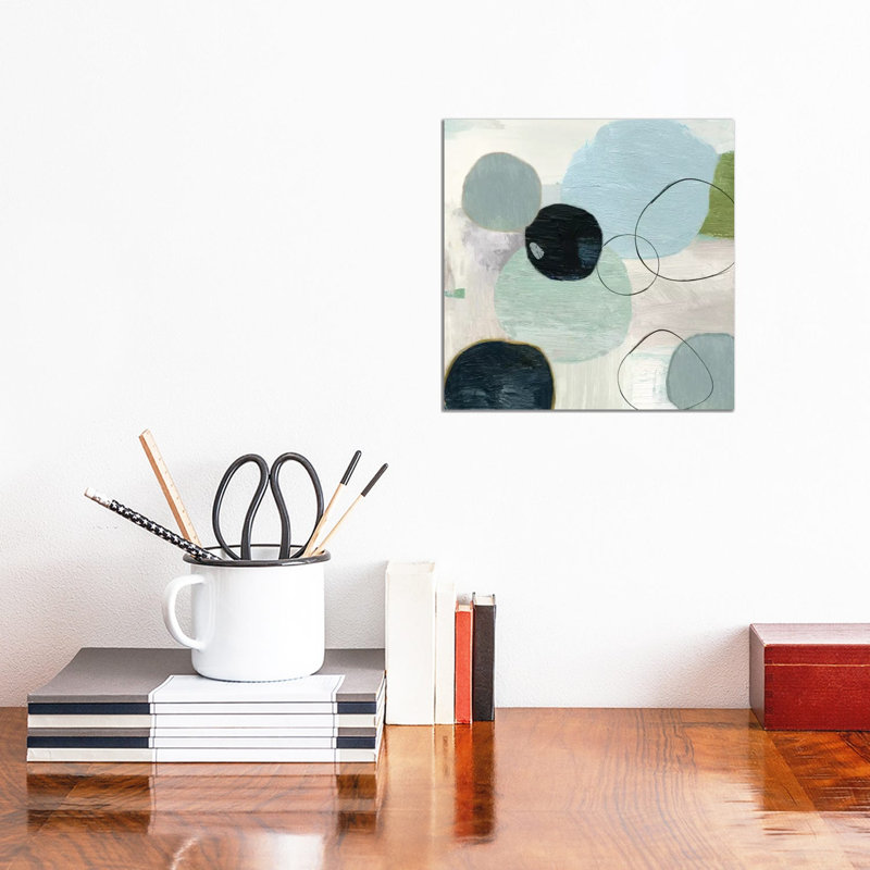 Soft Circle I by Tom Reeves - Wrapped Canvas Painting, 30.48 cm H x 30.48 cm W