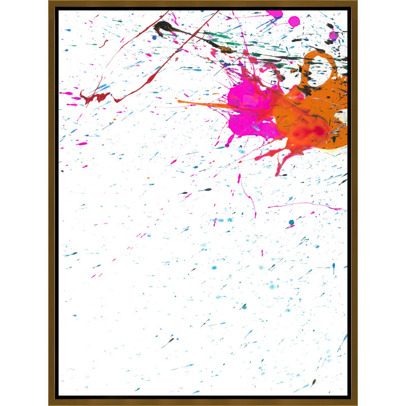 Danielle Davis " Winding Colors VI " by Danielle Davis Painting Print, Glass Coat
