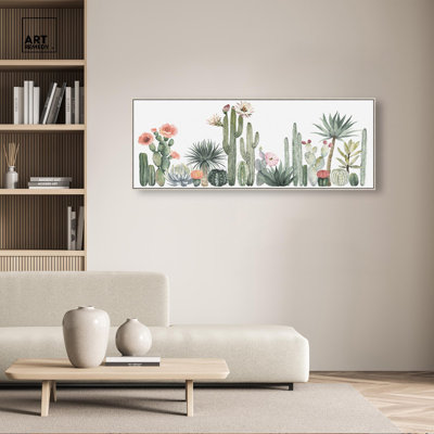 Art mural sur toile Cactus Desert Shade par Art Remedy