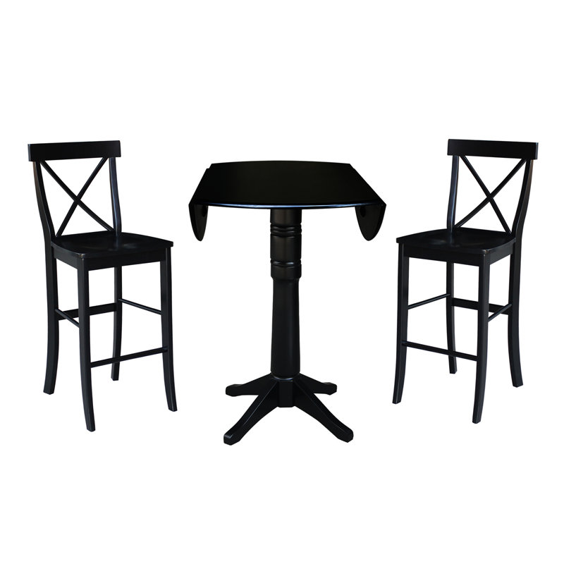 Ensemble de salle à manger Aracelys, Noir