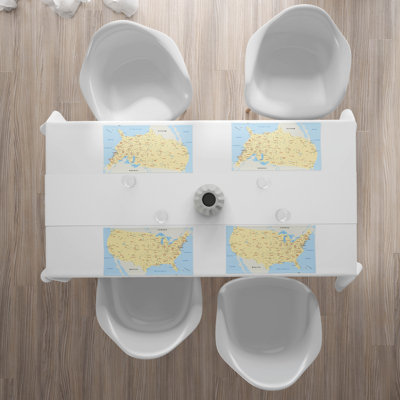 Polyester Cities & Maps Rectangle Placemat