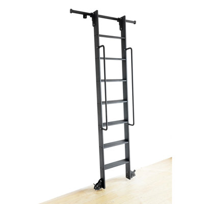 8 - Step Aluminum Lightweight Folding Straight Ladder