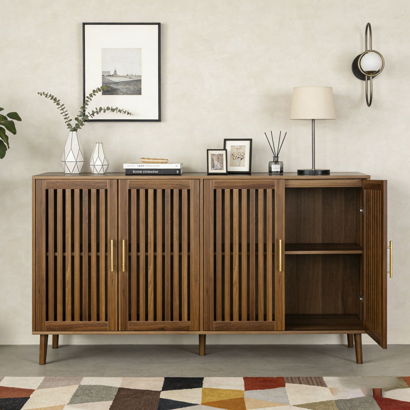 Buffet en noyer avec rangement