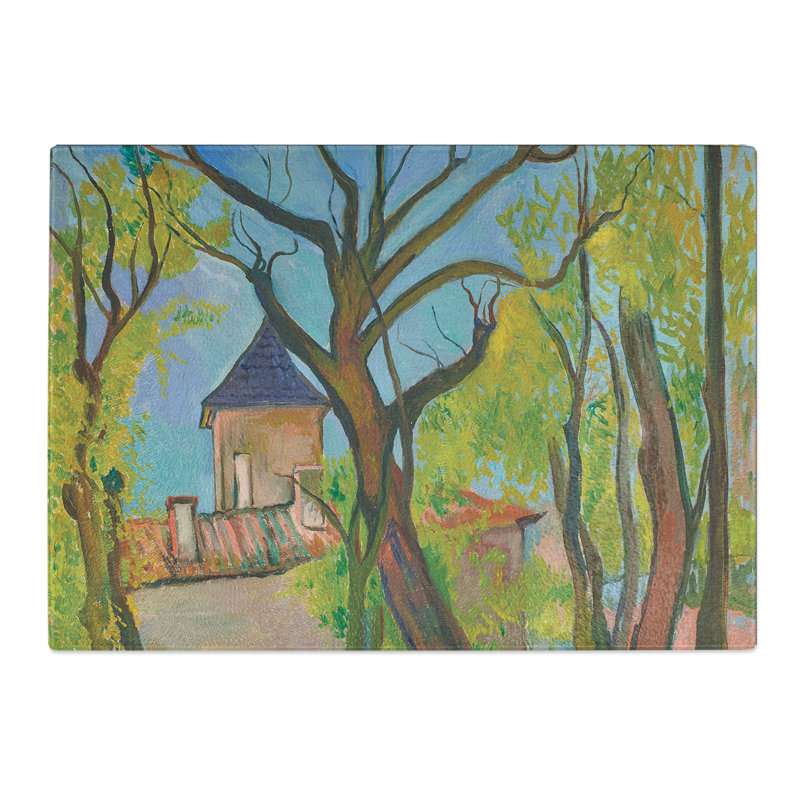 Landscape in Saint-Bernard by Suzanne Valadon Chopping Board, 0.4cm H x 28.5cm W x 39cm L