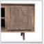 Meuble télé 55 po x 16 po x 22,5 po avec 2 portes en bois recyclé