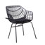 Ensemble de 2 chaises de patio Niya, polyester, acier, rotin extérieur-100917535