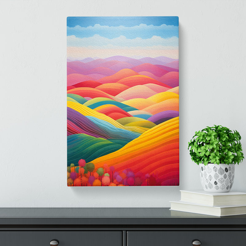 Landscape Colour Field No.2 - No Frame Print, 50cm H x 35cm W x 3cm D