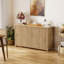 Buffet buffet, armoire d'appoint 55,5 po à 4 portes