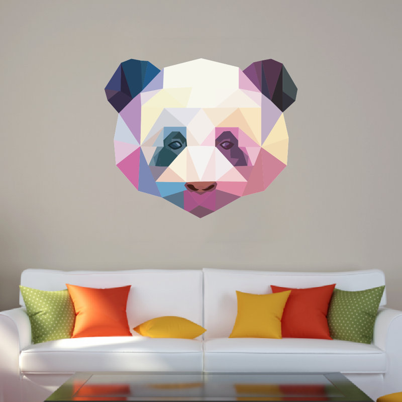 Autocollant mural, H 20 po x l 18 po