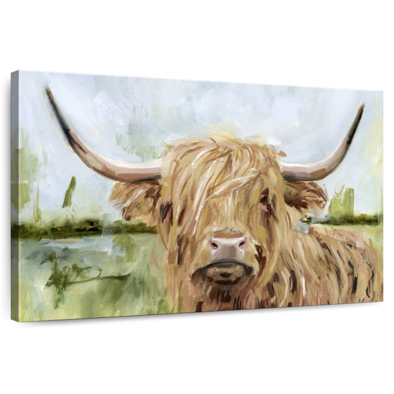 Brampt Highland Grazer I, 24" H x 36" W