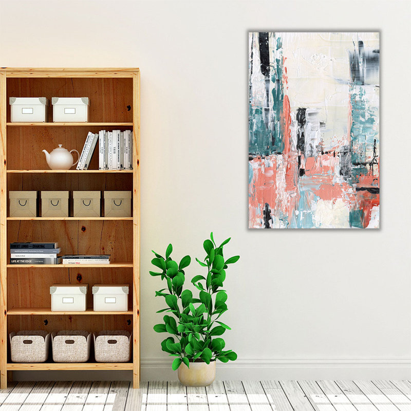 Busy Street I - reproduction d'art sur toile, H 60 po x l 40 po