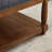 Large Ottomans with Storage, Tufted Linen Wood Coffee Table for Home