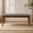 Grey and Natural Walnut 6-Piece Dining Set