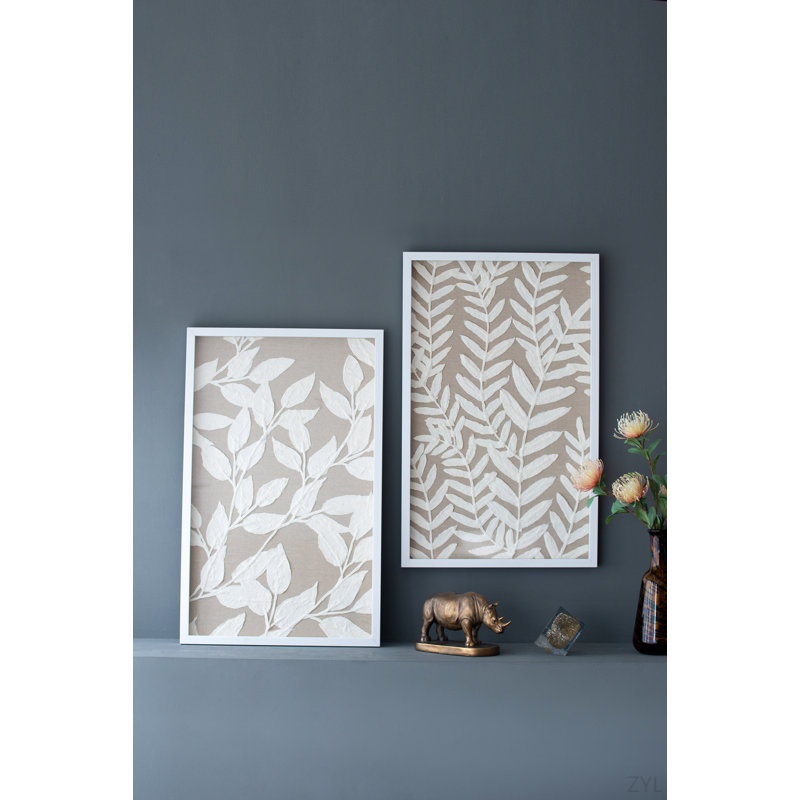 S/2 Shadow Box Wall Décor, 19.5X1x31.5"