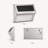 GKAJYZL Solar Step Wall Light, IP55 Waterproof LED Stair Light for Outdoor Stairs, Deck and Patio, Stainless Steel