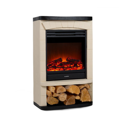 Carinthia Klarstein 50cm W Cream Electric Stove with 1.8 BTU