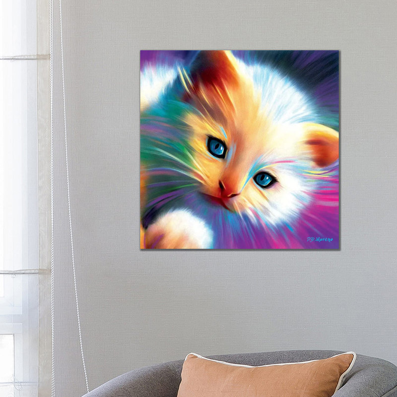 Marshmellow 1 Piece Wall Art on Canvas, 66.04 cm H x 66.04 cm W x 1.91 cm D, Wrapped Canvas