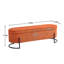 Banc de rangement rembourré en tissu pour chambre à coucher-843002027