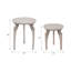 Tables gigognes en bois massif Cambelle