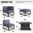 9 - Piece Outdoor Modular Sectional Set with Fire Table-1076069445