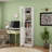 15.7'' W 5-Layer Little Bookcase With Glass Door