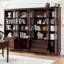 Bibliothèque américaine en bois massif
