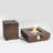 Square Concrete Propane Smokeless Fire Pit Table