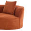 Hession Boneless 126" Modern Compression Curved Sectional Sofa-1112365488