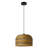 Astera 1 - Light Boho Hand-Woven Natural Rattan Single Dome Pendant for Kitchen Island Dining Room Living Room Entryway Hallway Foyer