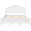 Lit plateforme très grand en bois avec tête et pied de lit, blanc (heure d’arrivée prévue: 7,7)-539677594-539677592