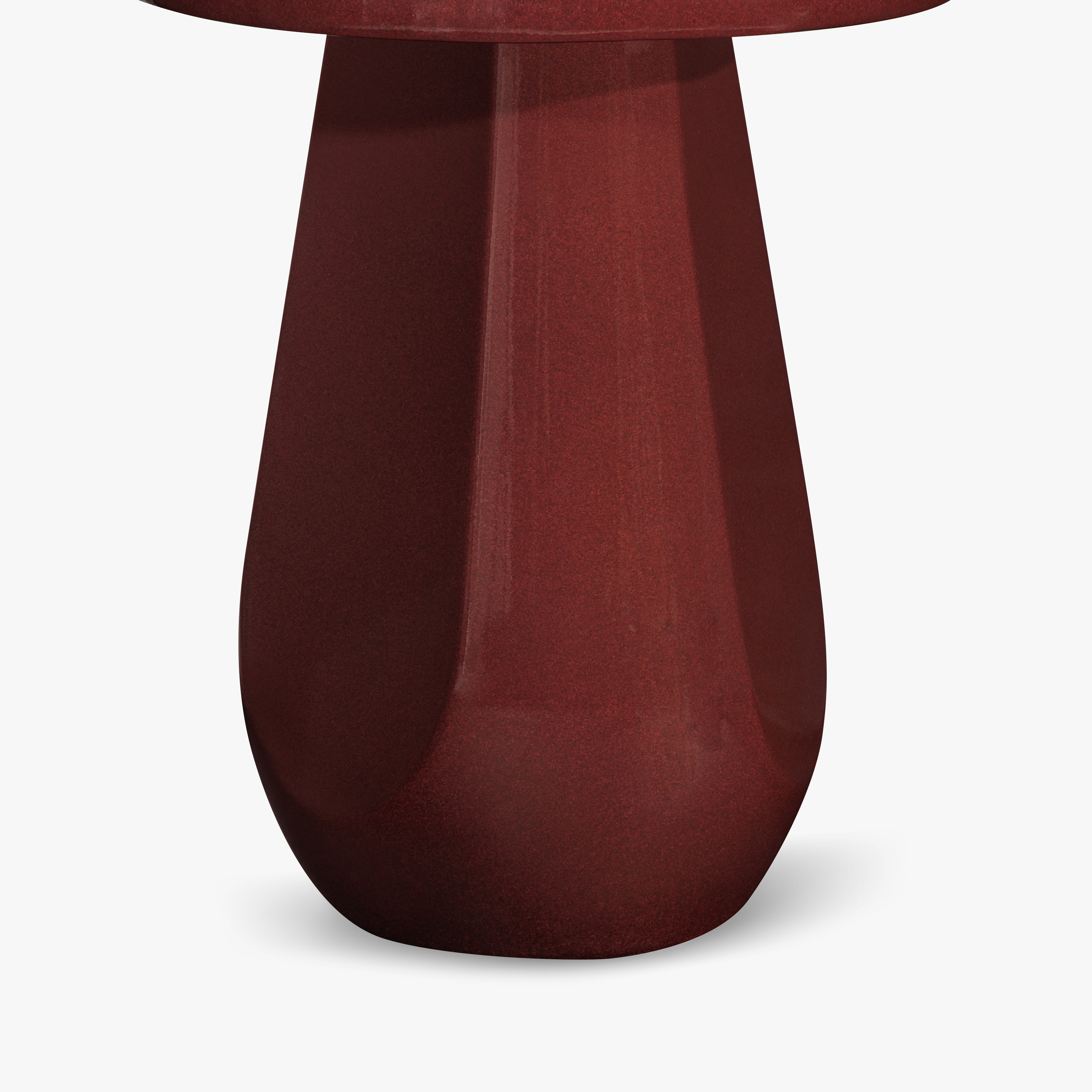 Brayden Studio® Lloyd Dark Red Square Concrete Side Table | Wayfair