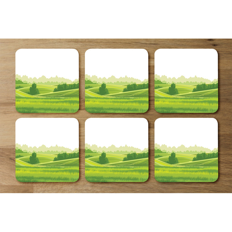 Doyno Square 6 Piece Coaster Set