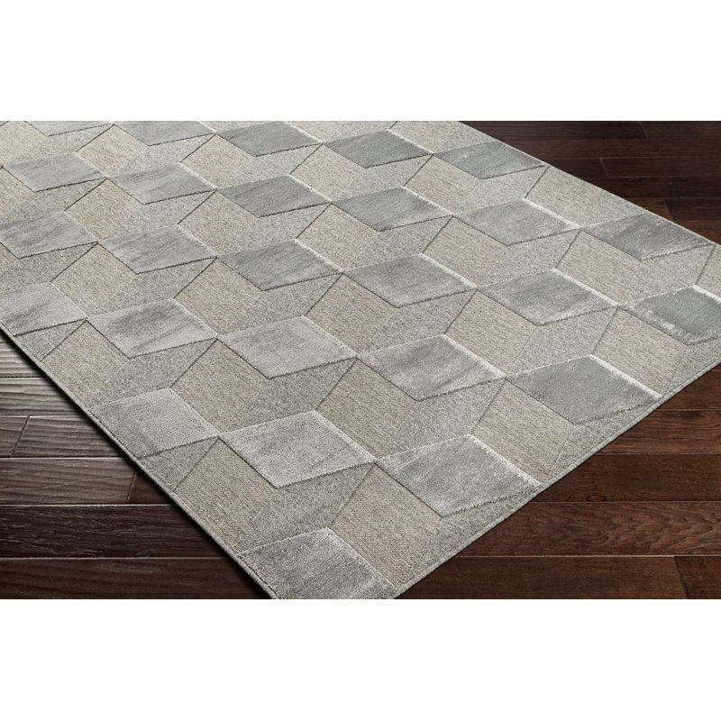 Benjermin Geometric Indoor Rug, Rectangle 9'2" x 12'