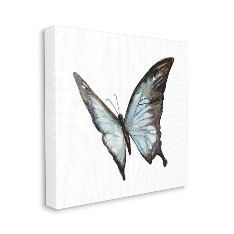 «Ulysses Butterfly Children Nursery Insect» par Fox Hollow Studios - Peinture, H 36 po x l 36 po x P 1,5 po, Toile tendue