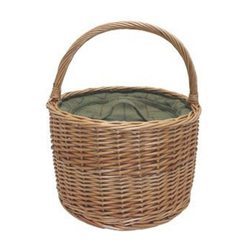 Chiller Round Wicker Picnic Basket
