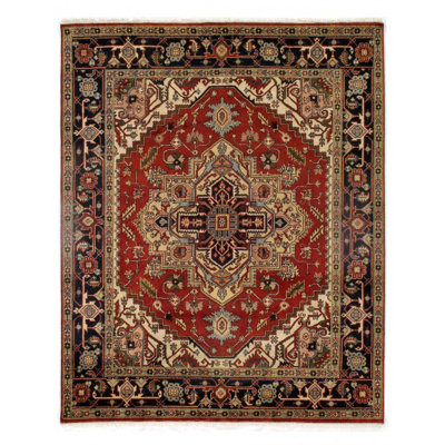 Olivos One-of-a-Kind Rectangle 8'2'' X 9'11'' Lamb's Wool Area Rug in Rust