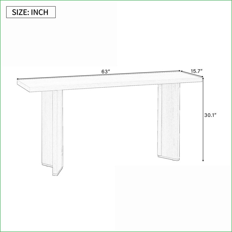 Table basse minimaliste en placage de pin avec pieds géométriques, facile à assembler pour diverses pièces