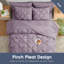 Ensemble d'édredon plissé avec draps Bed-in-a-Bag-103134073-103134051
