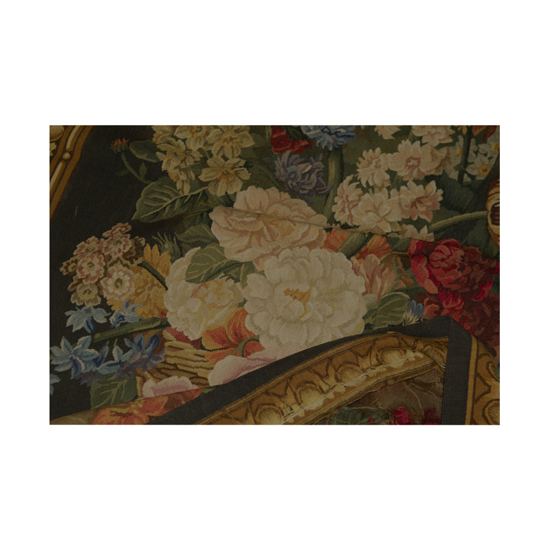 Hand-Knotted High-Quality Red and Pink Area Rug