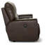  Causeuse inclinable en cuir Cassian