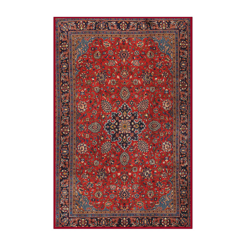 Edelgard Oriental Indoor Rug, Rectangle 7' x 9'