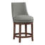 Vesper Upholstered Stool with Solid Wood Frame-1203505035-1203505077