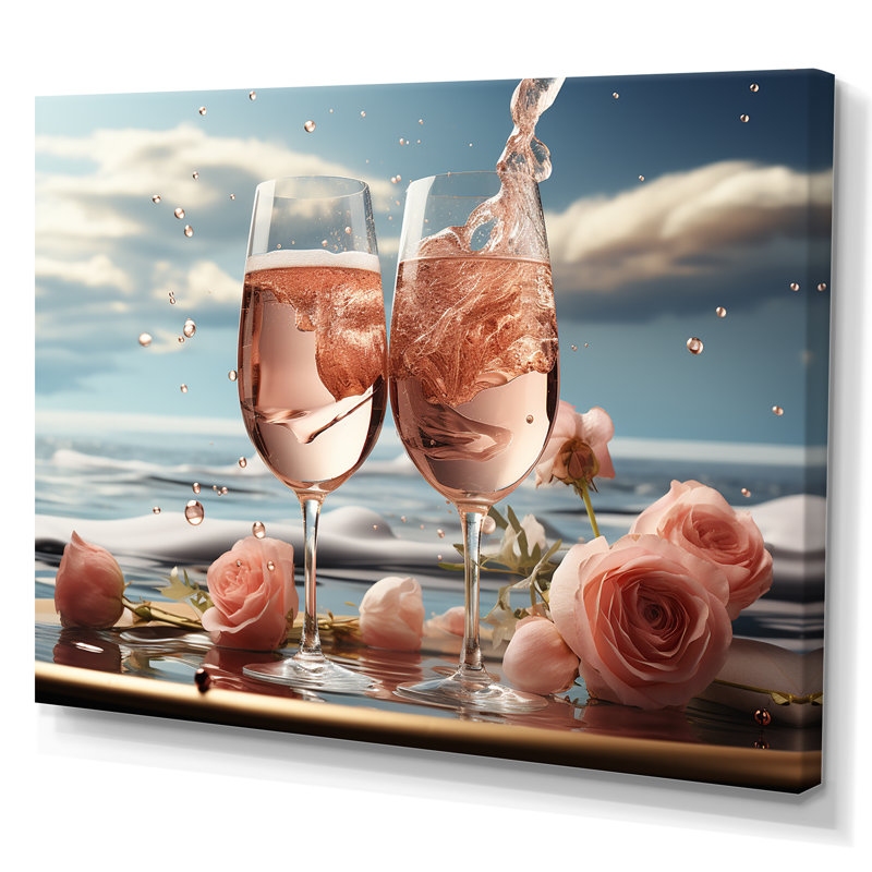 Bulles de rêves II sur toile, H 16 po x l 32 po x P 1 po, Toile tendue