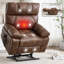 Fauteuil inclinable électrique à deux moteurs Leatherair-1605497740