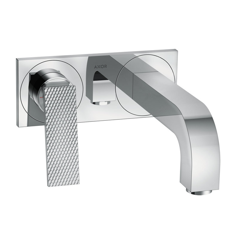 Citterio Wall Mounted Bathroom Faucet, Chrome