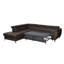 Brookhurst Leather Corner Sofabed-648641784-648641786
