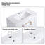 Meuble-lavabo de salle de bain avec lavabo simple