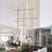 Hamilton 10-Light Modern Chandelier High Ceiling Large Long Pendant for Stairs Hallway Living Room with Remote Control