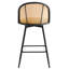 66 cm H Swivel Upholstered Bar Stool & Counter Stool with Metal Legs (set of 2 & set of 4)-1107695991-1284528388-1284528386